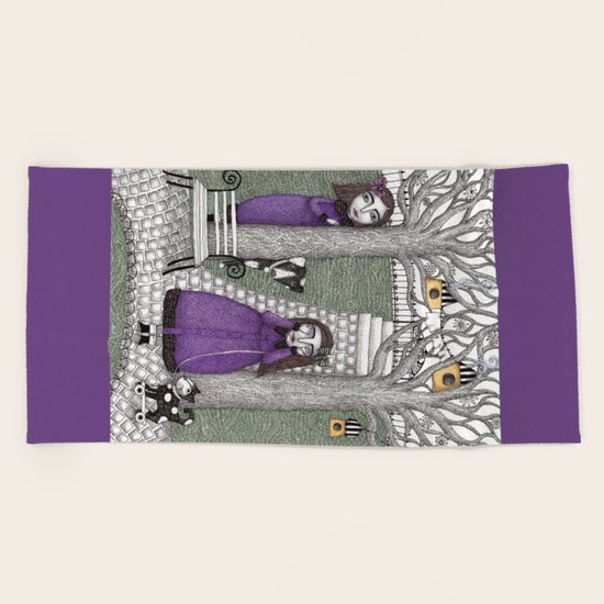 Hide and Seek Beach Towel