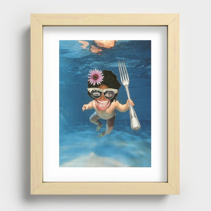 Fear the Trident Recessed Framed Print