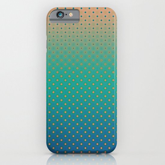 Polka Plankton Blue iPhone & iPod Case