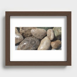 Petoskey Stones Recessed Framed Print