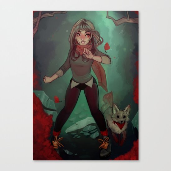 Vivid Forest Canvas Print