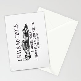 I Have No Idols - Senna Quote Stationery Cards