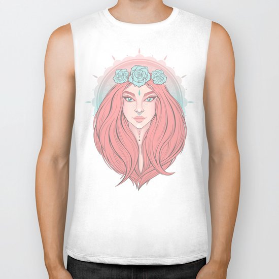 Rose Ivy Biker Tank