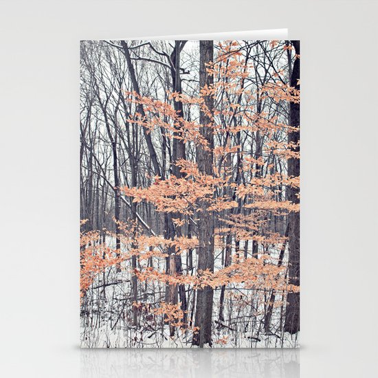 Snow in the Woods Stationery Cards