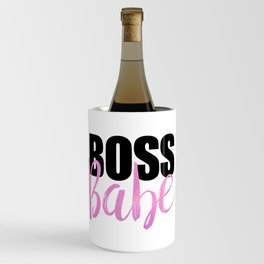 Boss Babe | Black & Pink Wine Chiller