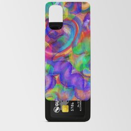 Pop Abstract Glitch Joyful Art For All by Emmanuel Signorino Android Card Case