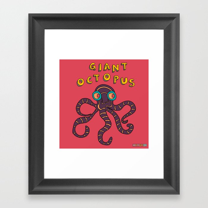 The Giant Octopus Framed Art Print