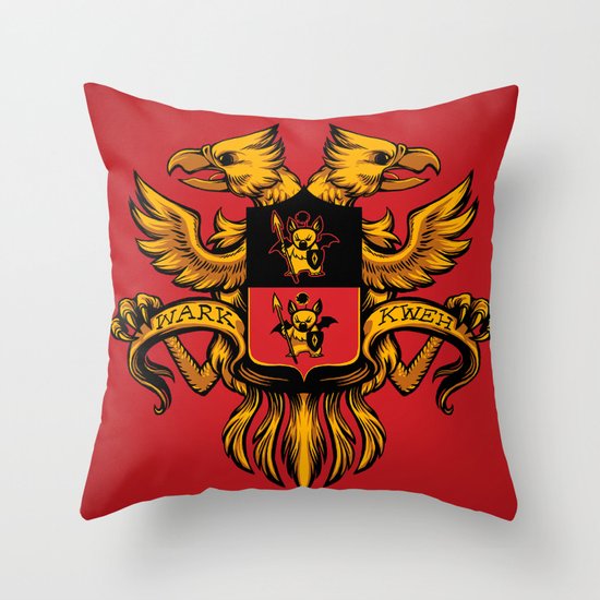 Crest de Chocobo Throw Pillow