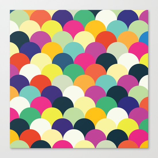 Colorful Circles Canvas Print