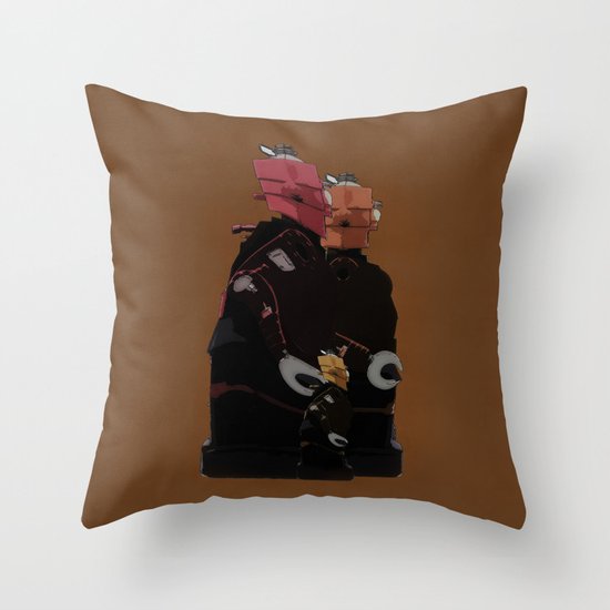 Family Unit Throw Pillow