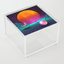 Neon sunrise #2 Acrylic Box