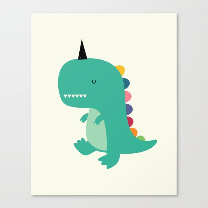 Dinocorn Canvas Print