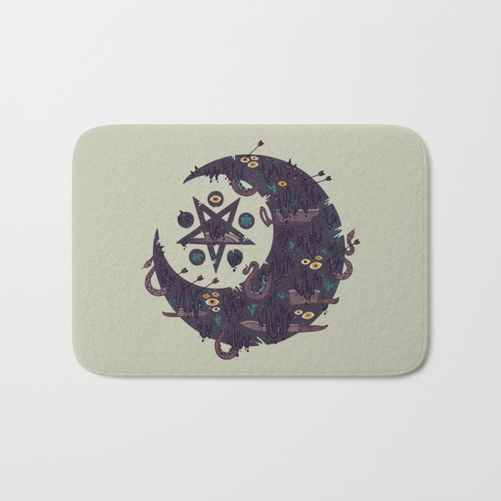 The Dark Moon Compels You to Fuck Shit Up Bath Mat