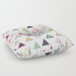 Lovely Triangles  Floor Pillow