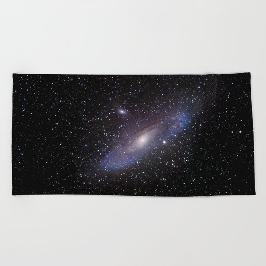 Galaxy Andromeda Beach Towel