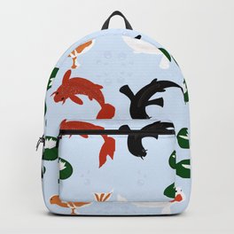 Koi Fish & Lillies Backpack