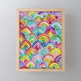 Infinite Rainbows Framed Mini Art Print