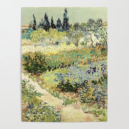 Vincent Van Gogh : Garden at Arles Poster