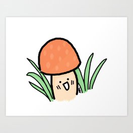 Shroomie  Art Print