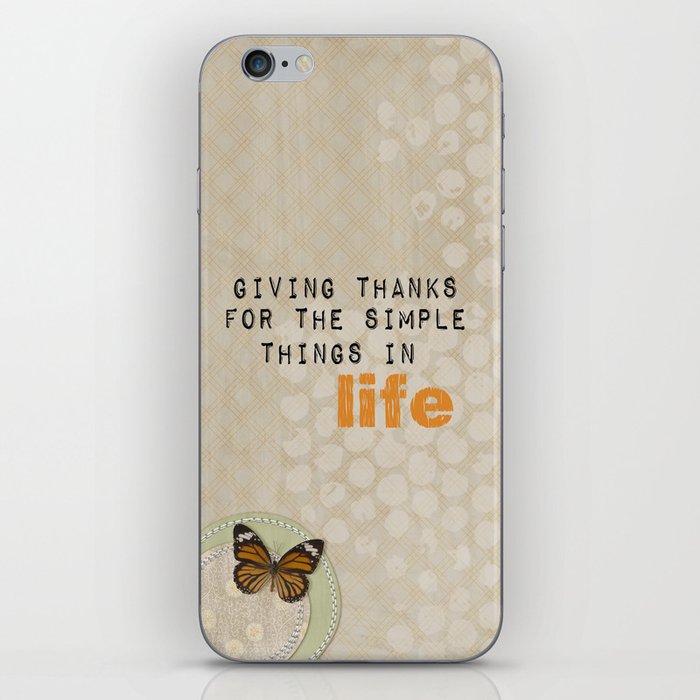 Giving Thanks iPhone Skin