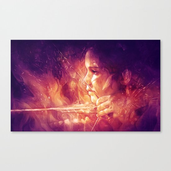 Catching Fire Canvas Print