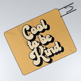 Cool to be kind | Positive Quote Picnic Blanket