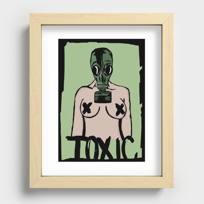 TOXIC Recessed Framed Print