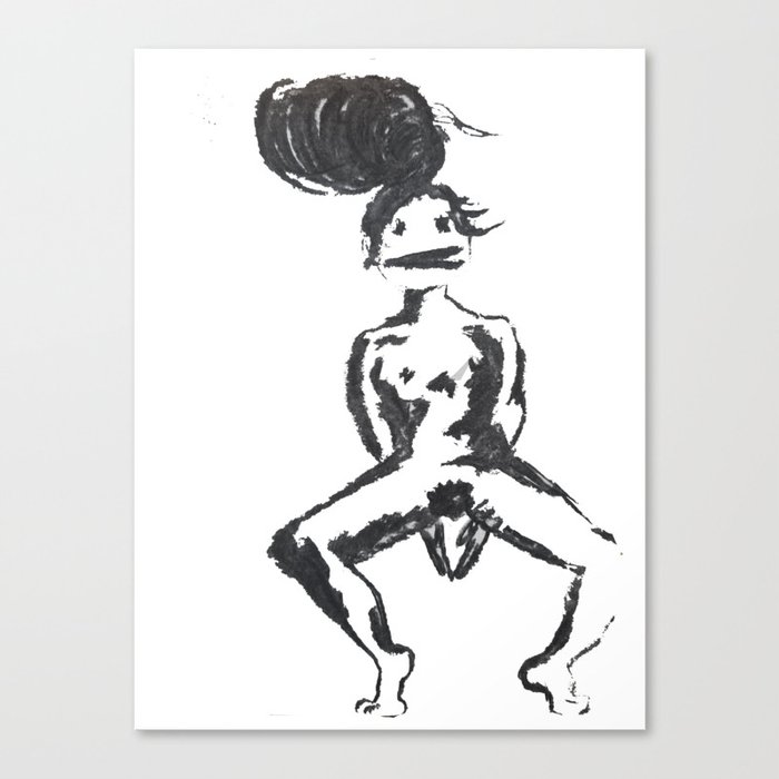 the witch Canvas Print