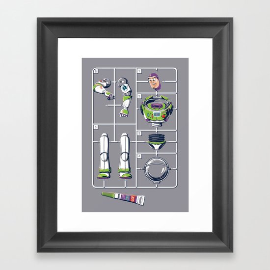 Supermodel Framed Art Print
