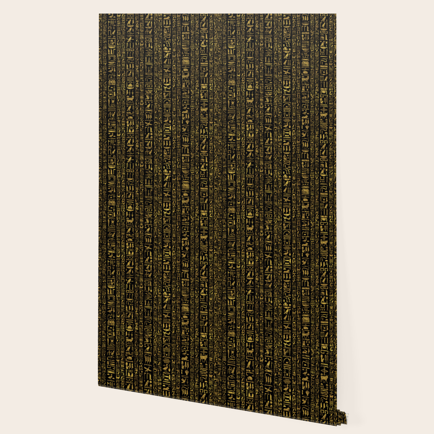 Egyptian Hieroglyphs Vintage Gold On Black Wallpaper By K9printart Society6 You'll find egyptian hieroglyphics, coptic characters, ancient greek and more. egyptian hieroglyphs vintage gold on black wallpaper by k9printart