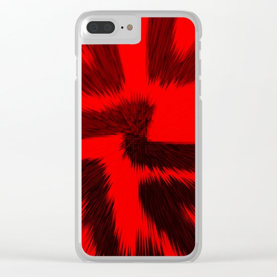 Silent Scream Clear iPhone Case