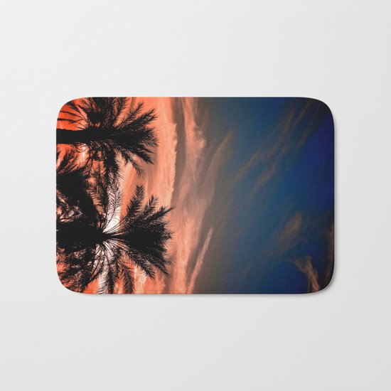 Palm Sunset Bath Mat