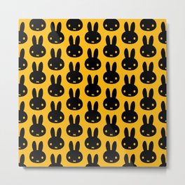 bunnies everywhere ultra pattern Metal Print