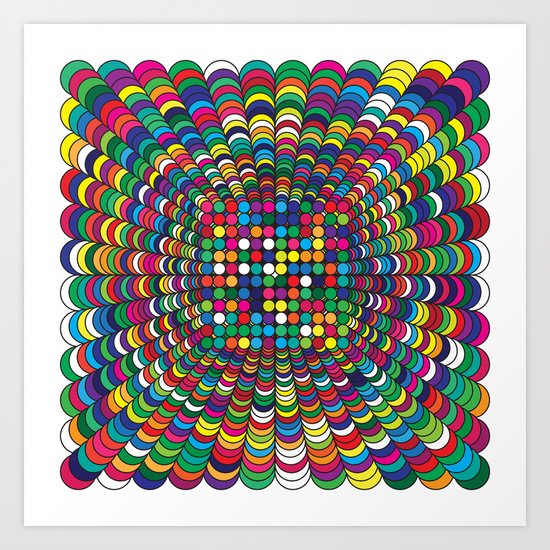 Focus Geometric Art Print. Art Print