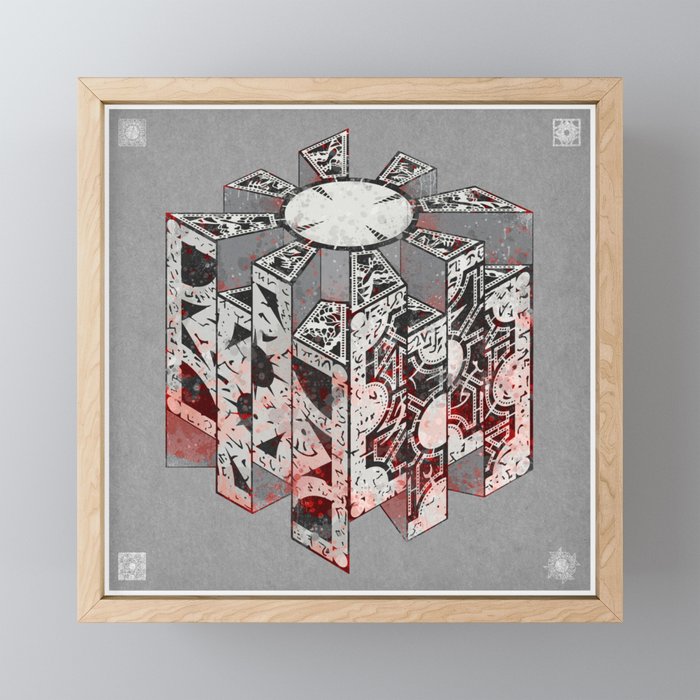 Hellraiser Puzzlebox D Framed Mini Art Print