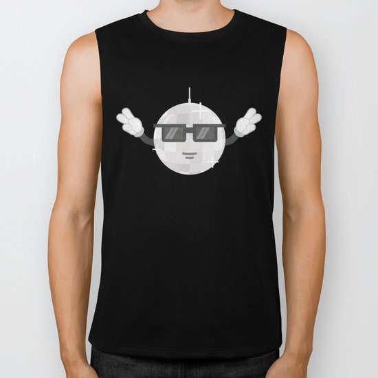 DiscoBall Biker Tank
