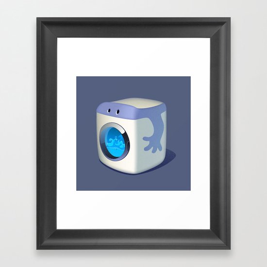 Washing Mashine Framed Art Print