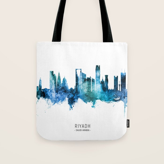 Riyadh Saudi Arabia Skyline Tote Bag by artPause Michael Tompsett