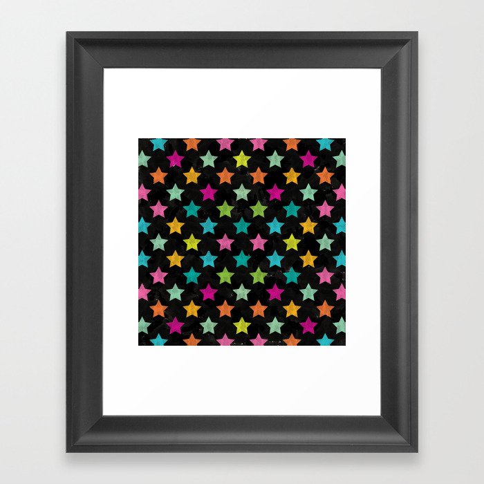 Colorful Star II Framed Art Print