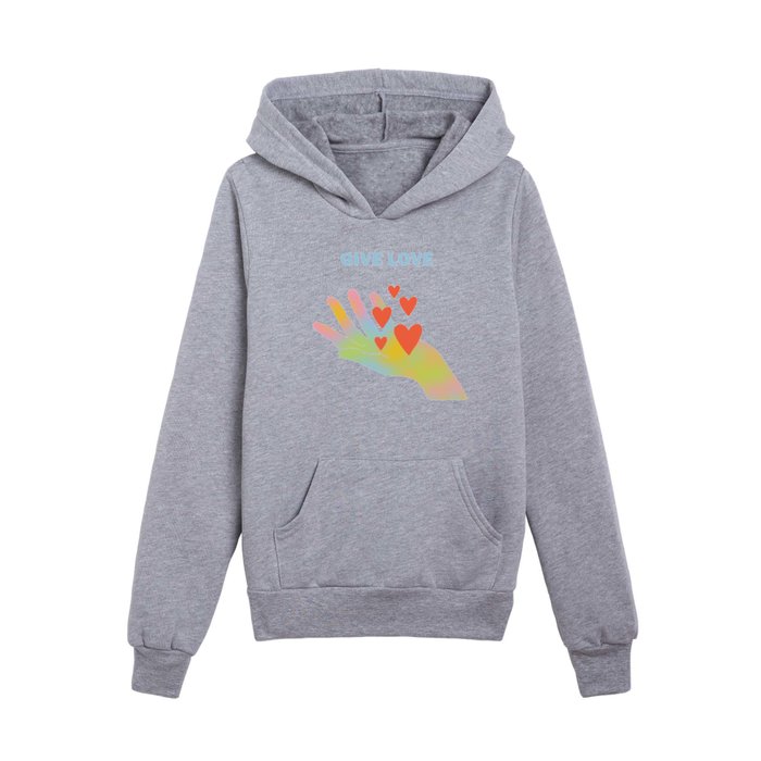 Give Love Kids Pullover Hoodie