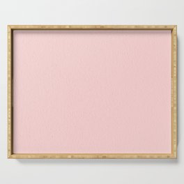 Solid Blush Pink Serving Tray