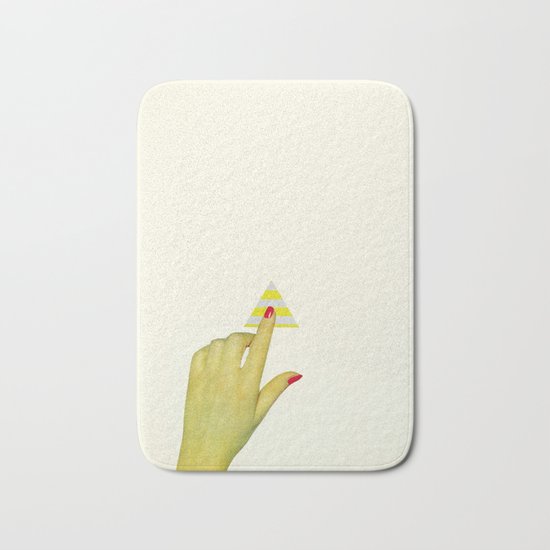 Press the Button Bath Mat