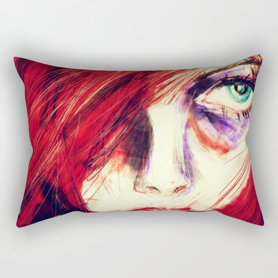 Redhead Rectangular Pillow