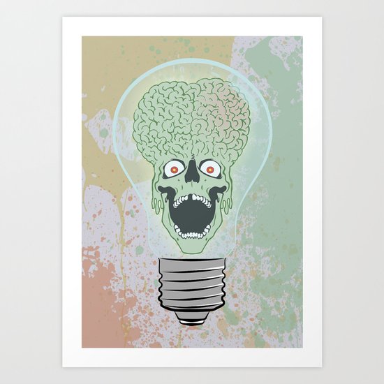 Think Martian Art Print