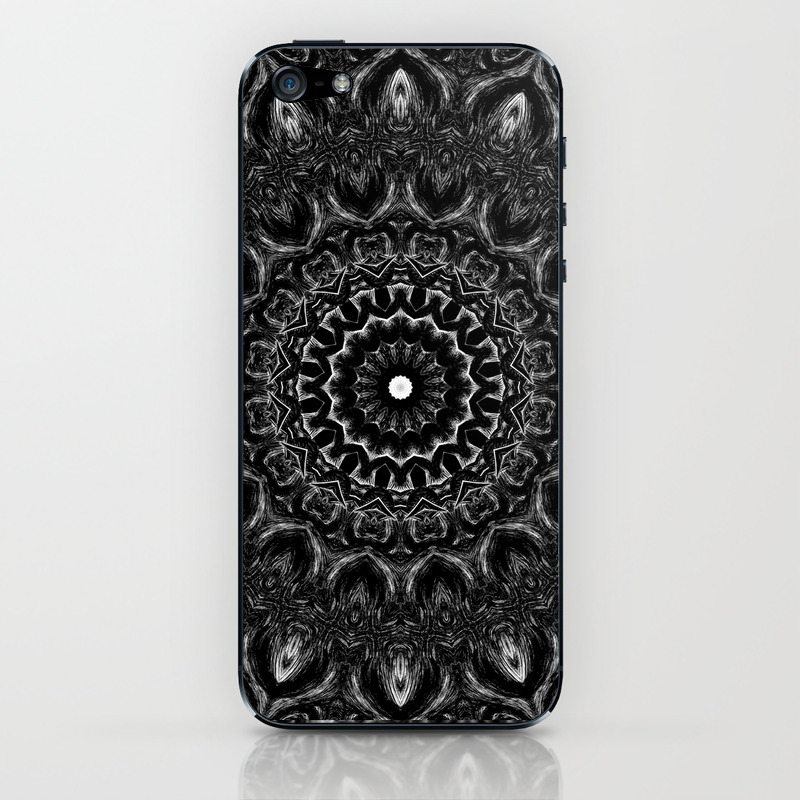 Goth Mandala. iPhone & iPod Skin by cr6zym1nd
