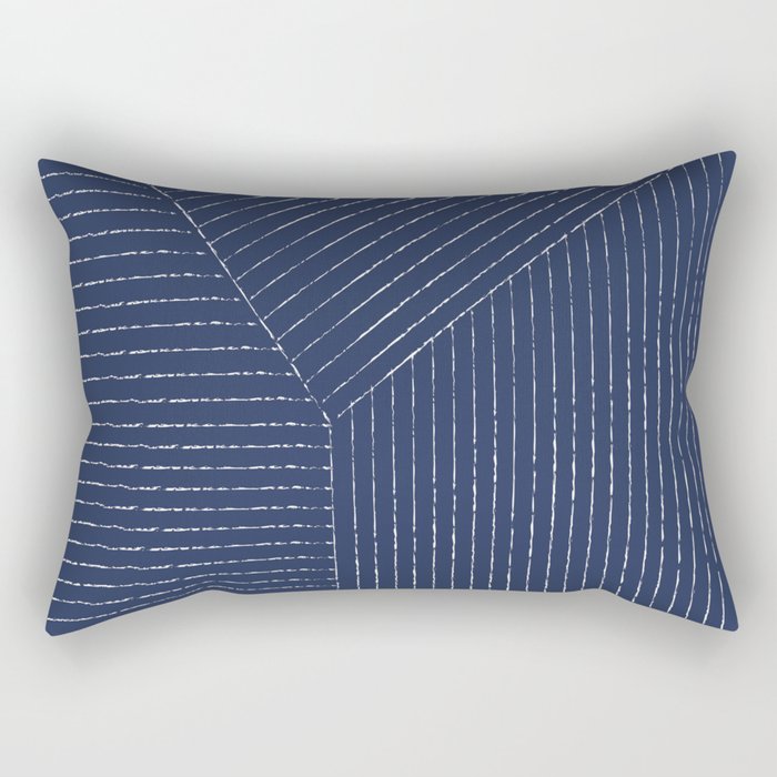 Rectangle navy cushion 2025