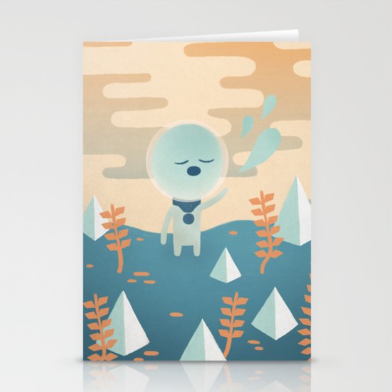 Space Traveler Stationery Cards