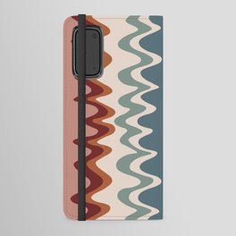 Wavy Stripes Abstract VIII Android Wallet Case