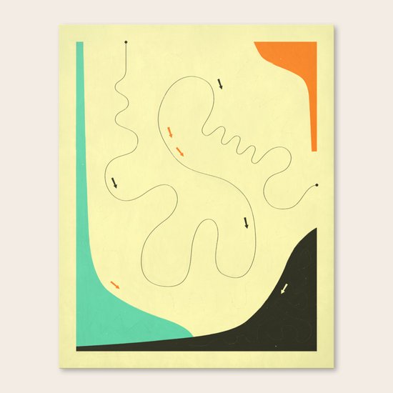 FLOW MOTION Canvas Print