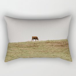 cows grazing in a field	 Rectangular Pillow